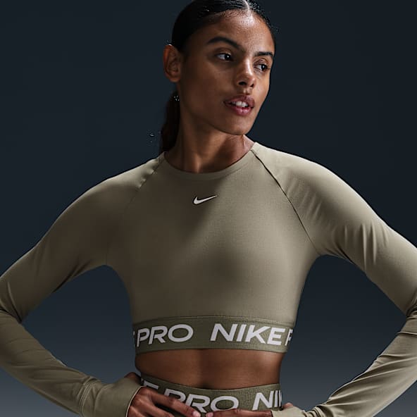 Nike pro gym top online